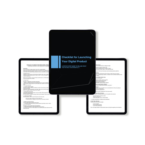 Checklist for Launching Your Digital Product