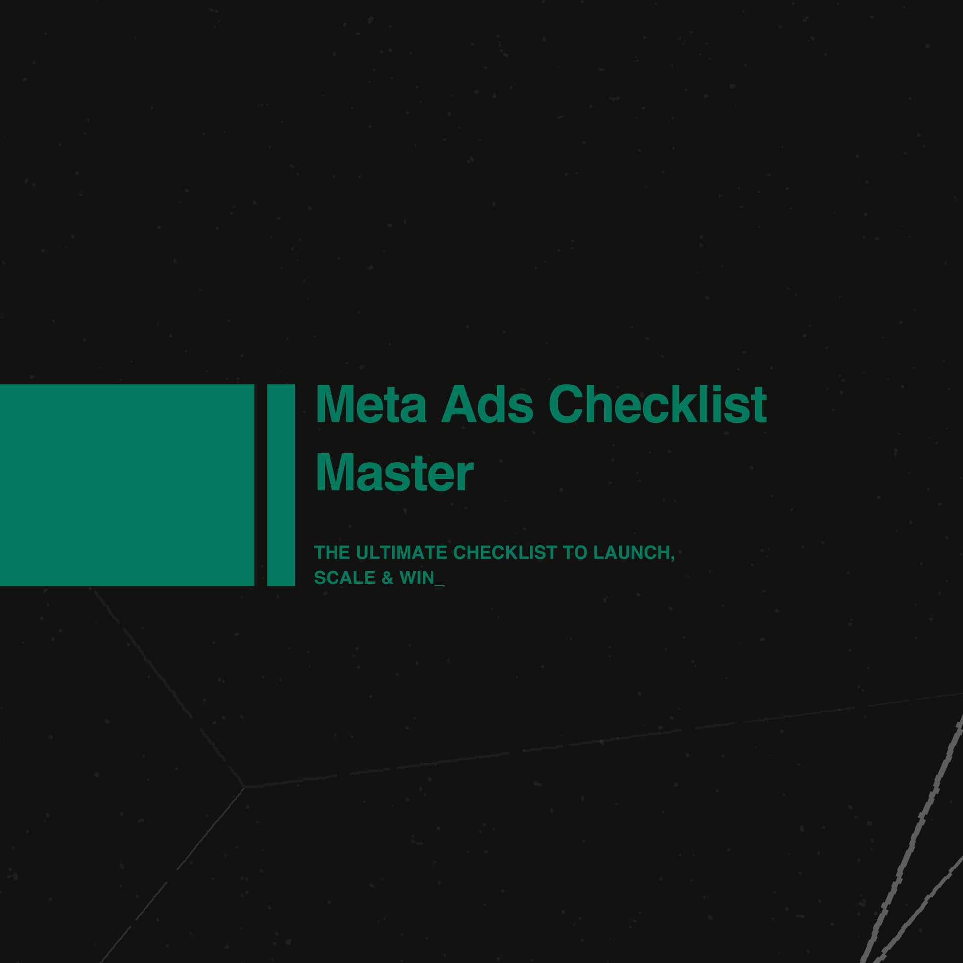 Meta Ads Checklist Master