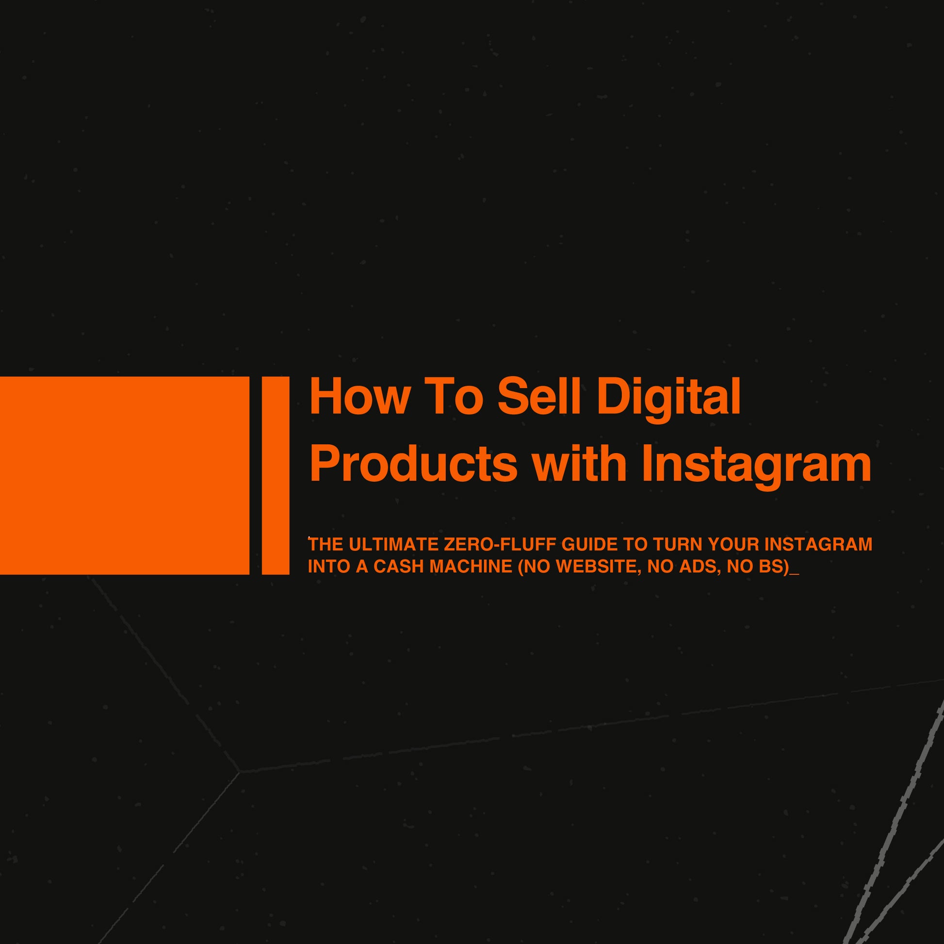 How to Sell Digital Products with Instagram
