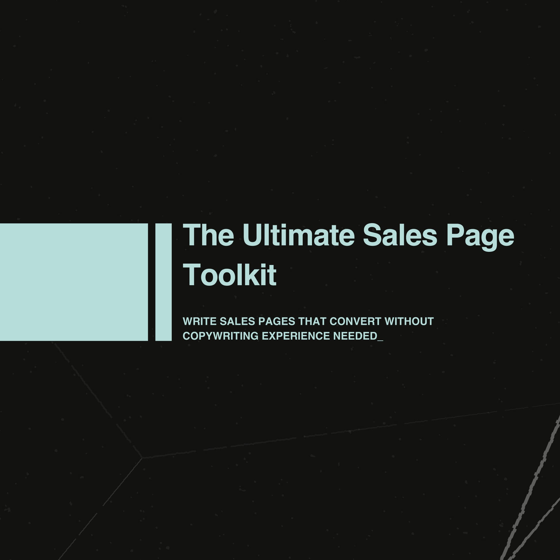 The Ultimate Sales Page Toolkit